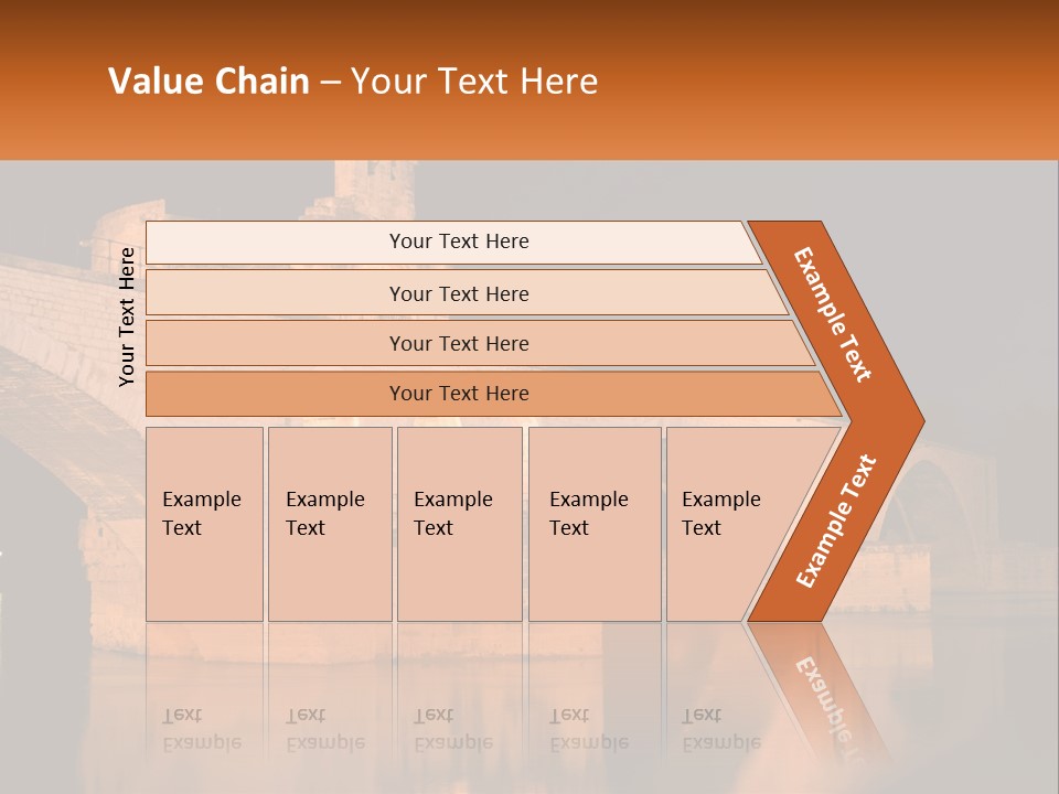 A Bridge Over A Body Of Water At Night PowerPoint Template