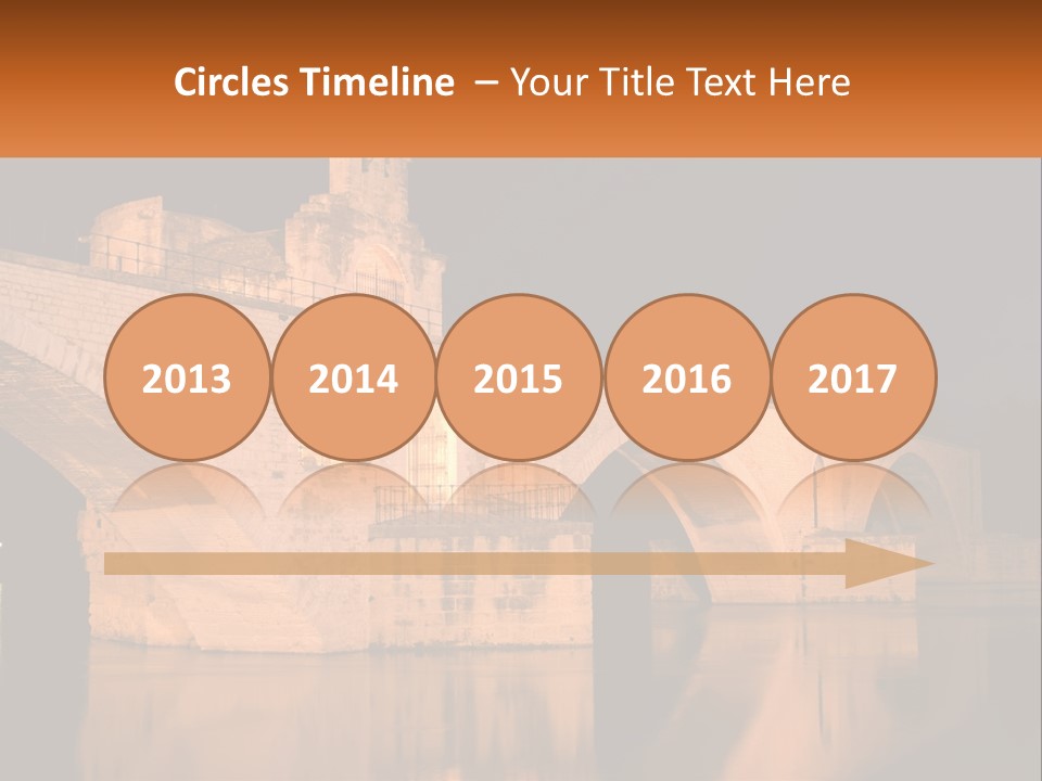 A Bridge Over A Body Of Water At Night PowerPoint Template