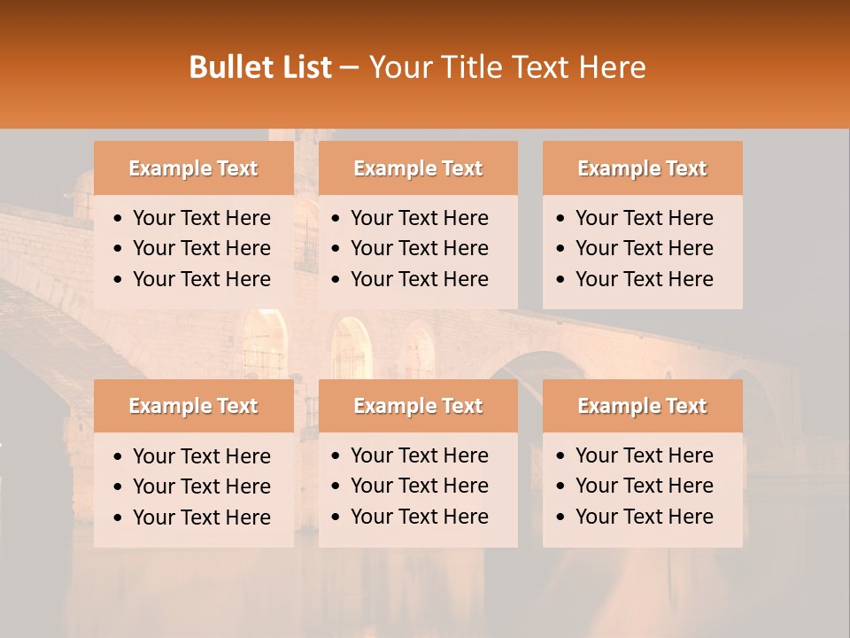 A Bridge Over A Body Of Water At Night PowerPoint Template