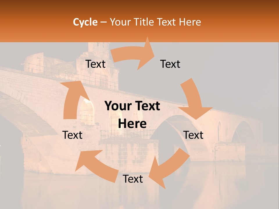 A Bridge Over A Body Of Water At Night PowerPoint Template