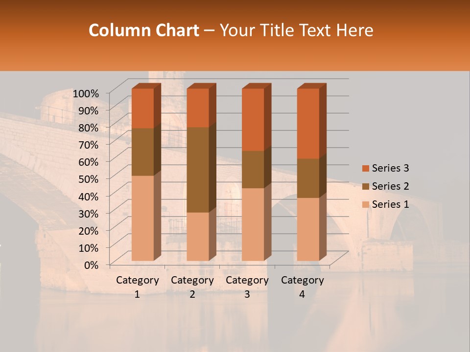 A Bridge Over A Body Of Water At Night PowerPoint Template