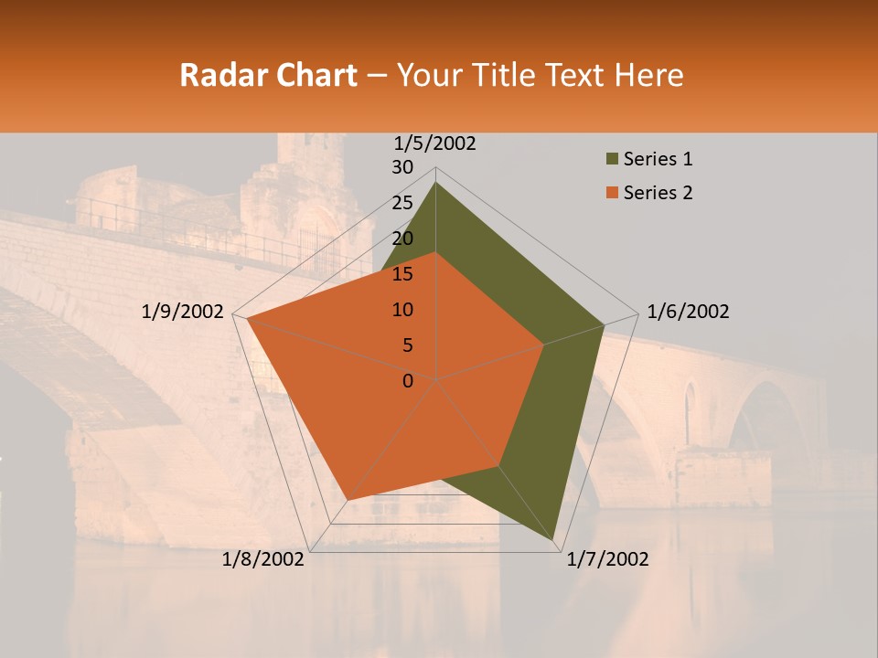 A Bridge Over A Body Of Water At Night PowerPoint Template