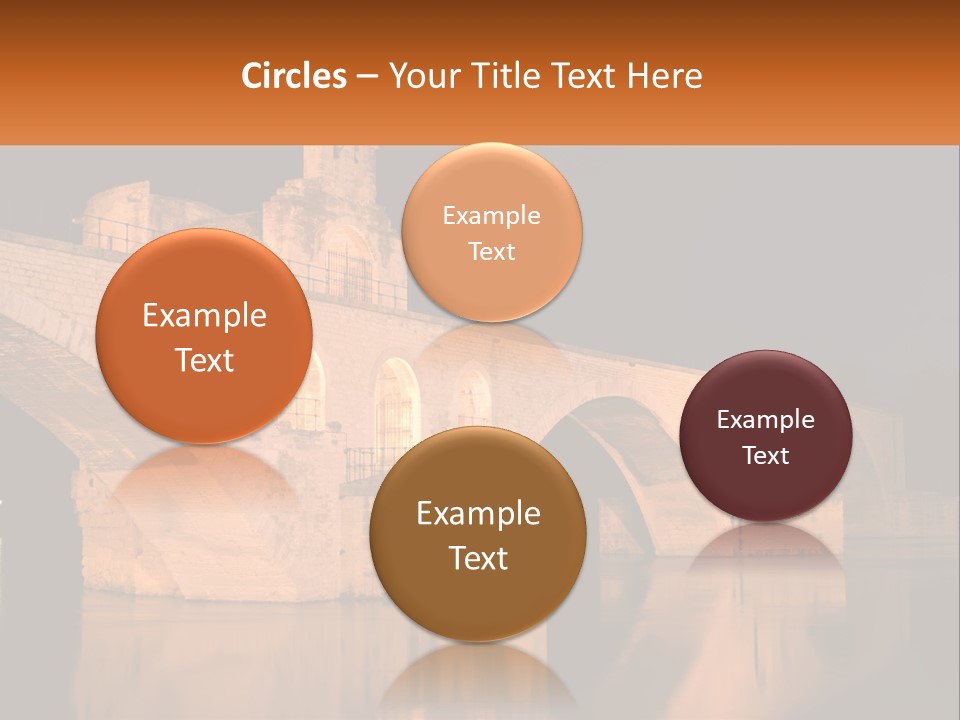 A Bridge Over A Body Of Water At Night PowerPoint Template