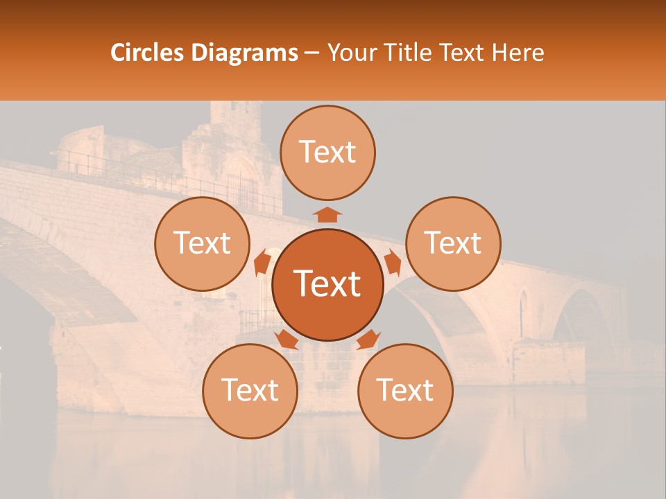 A Bridge Over A Body Of Water At Night PowerPoint Template