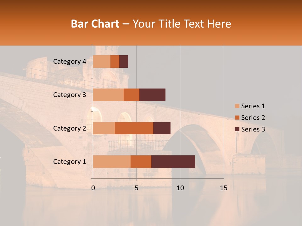 A Bridge Over A Body Of Water At Night PowerPoint Template
