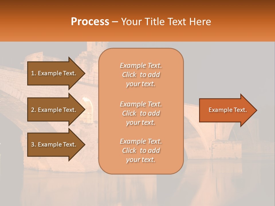A Bridge Over A Body Of Water At Night PowerPoint Template
