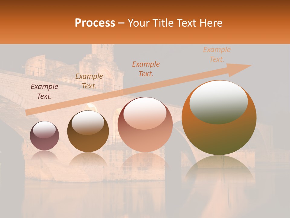 A Bridge Over A Body Of Water At Night PowerPoint Template