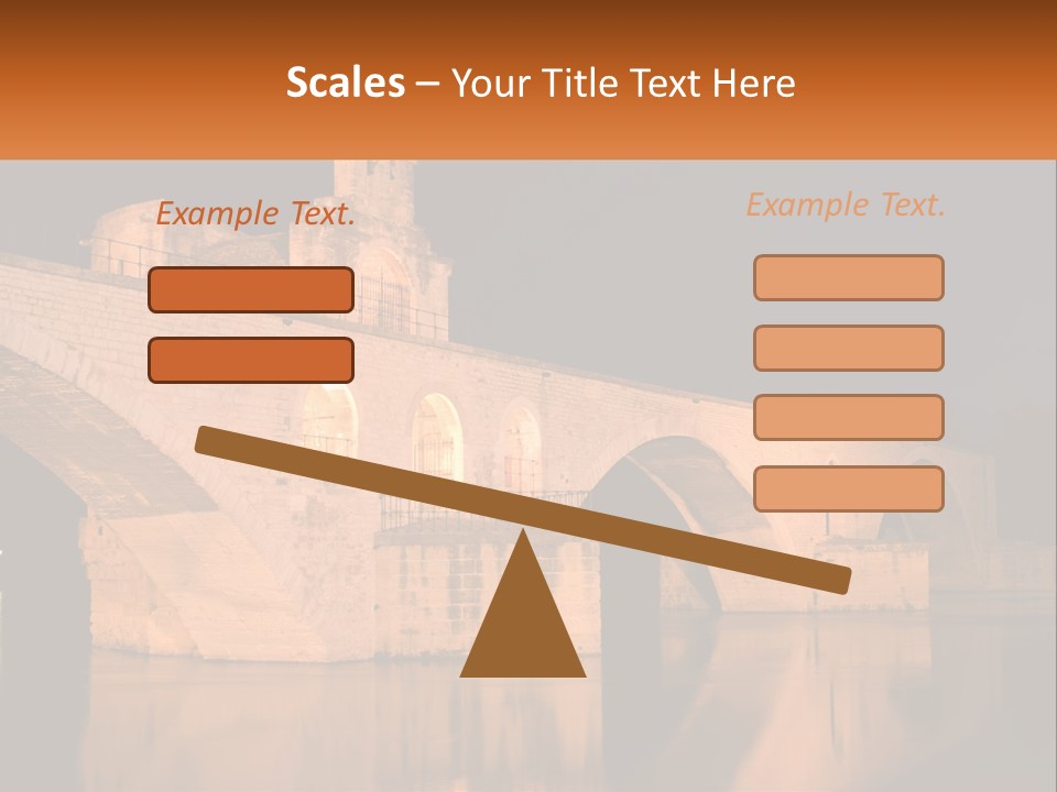 A Bridge Over A Body Of Water At Night PowerPoint Template