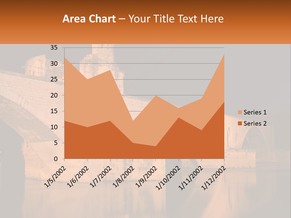 A Bridge Over A Body Of Water At Night PowerPoint Template