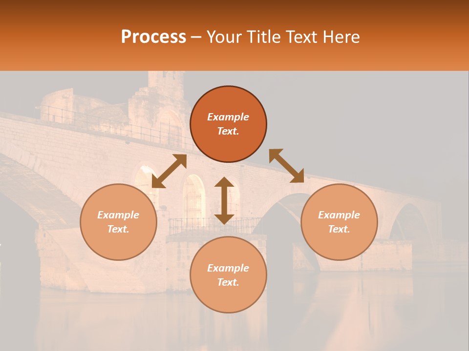 A Bridge Over A Body Of Water At Night PowerPoint Template