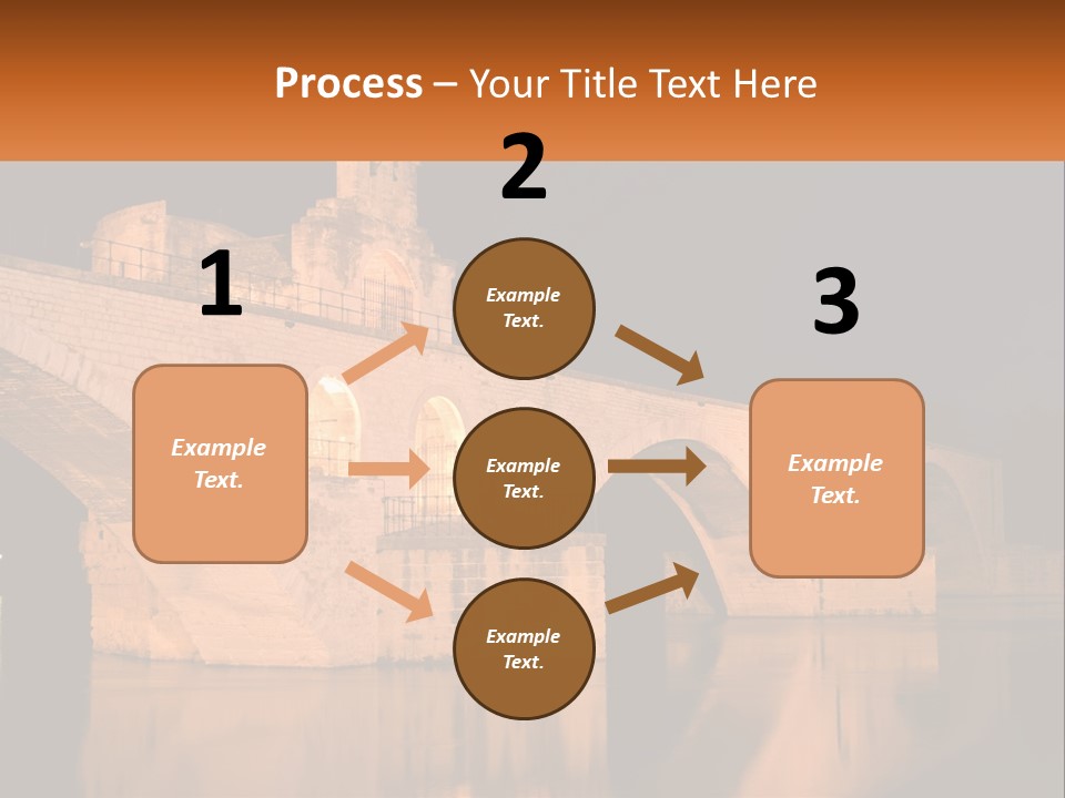 A Bridge Over A Body Of Water At Night PowerPoint Template