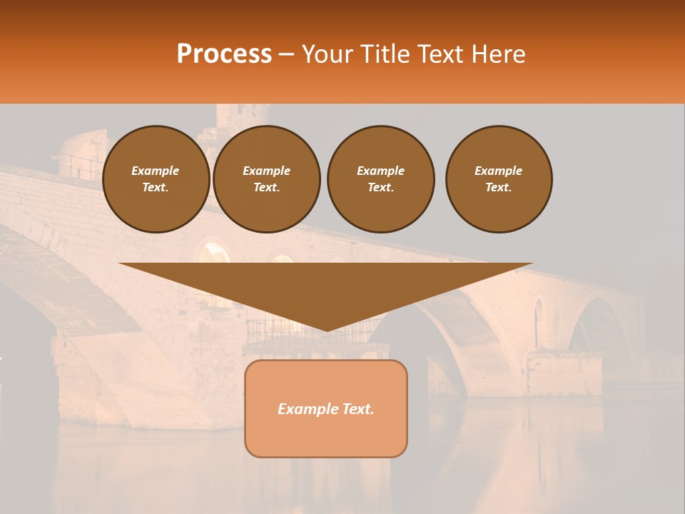 A Bridge Over A Body Of Water At Night PowerPoint Template