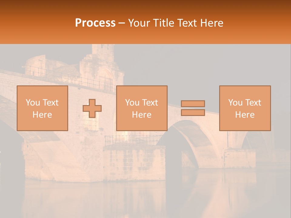 A Bridge Over A Body Of Water At Night PowerPoint Template