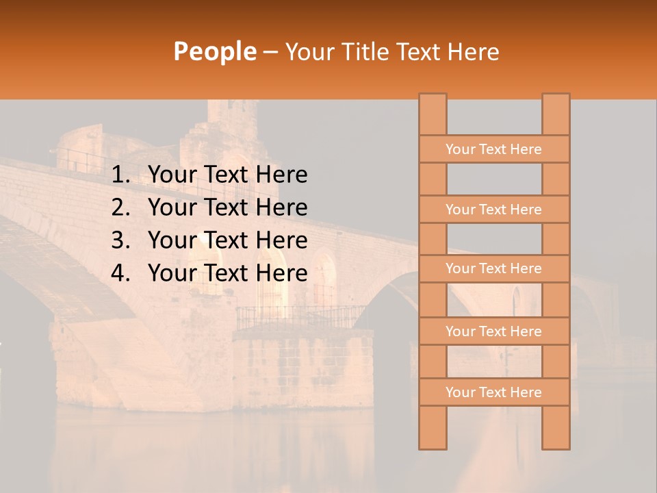 A Bridge Over A Body Of Water At Night PowerPoint Template