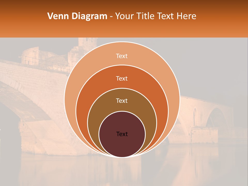 A Bridge Over A Body Of Water At Night PowerPoint Template