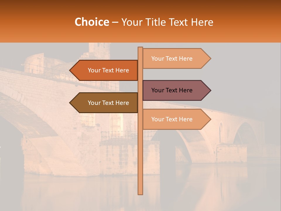 A Bridge Over A Body Of Water At Night PowerPoint Template