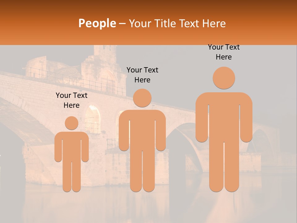 A Bridge Over A Body Of Water At Night PowerPoint Template