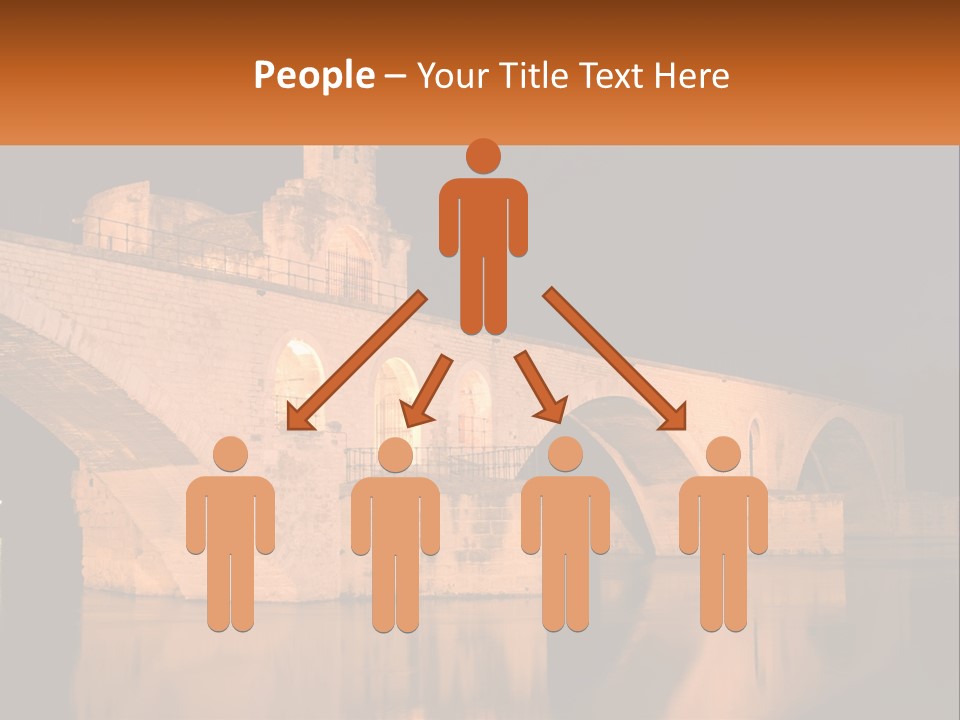 A Bridge Over A Body Of Water At Night PowerPoint Template