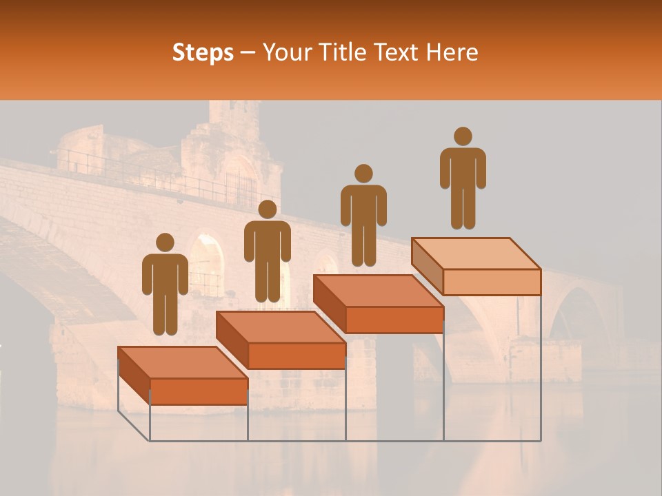 A Bridge Over A Body Of Water At Night PowerPoint Template