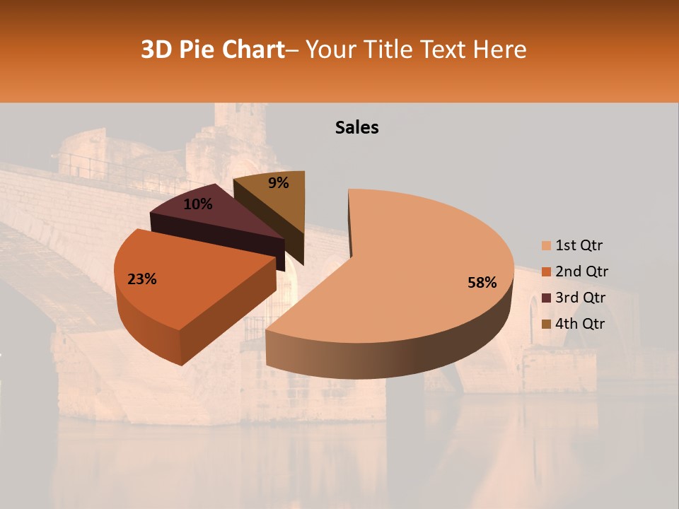 A Bridge Over A Body Of Water At Night PowerPoint Template