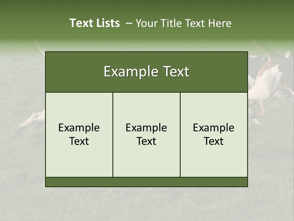 A Group Of Dogs Running In A Field Of Grass PowerPoint Template