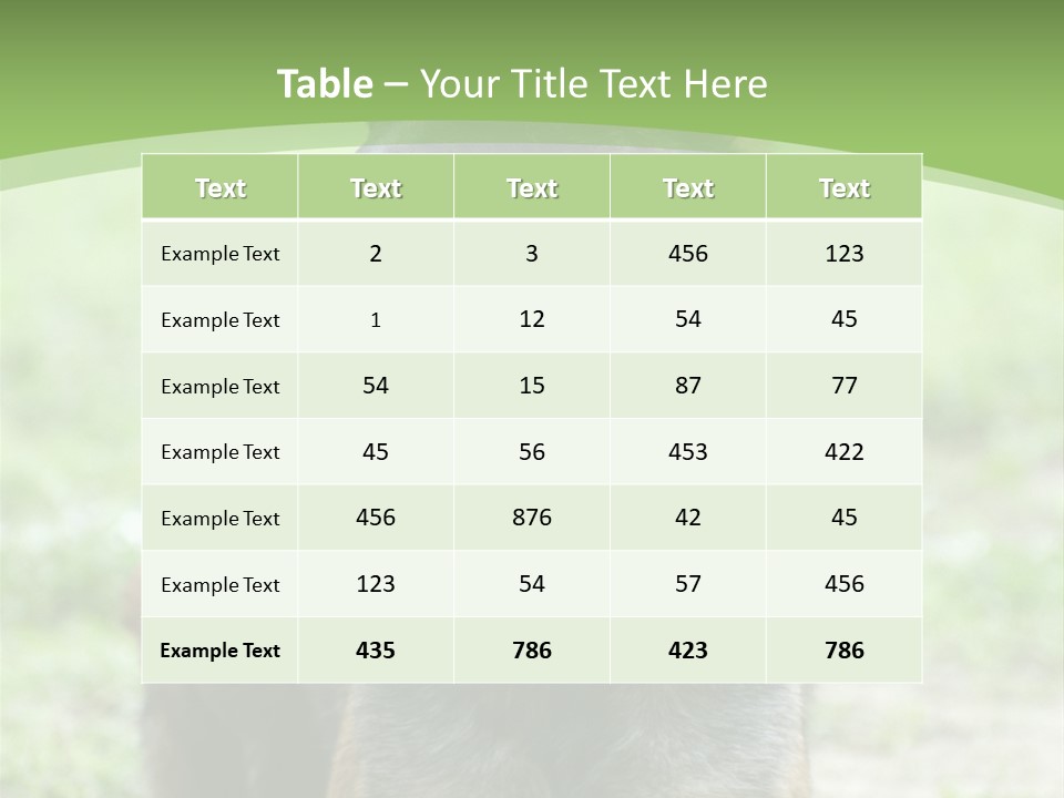 A German Shepherd Laying Down In The Grass PowerPoint Template