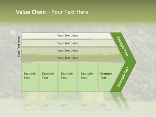 A Dog Standing In A Field With Trees In The Background PowerPoint Template