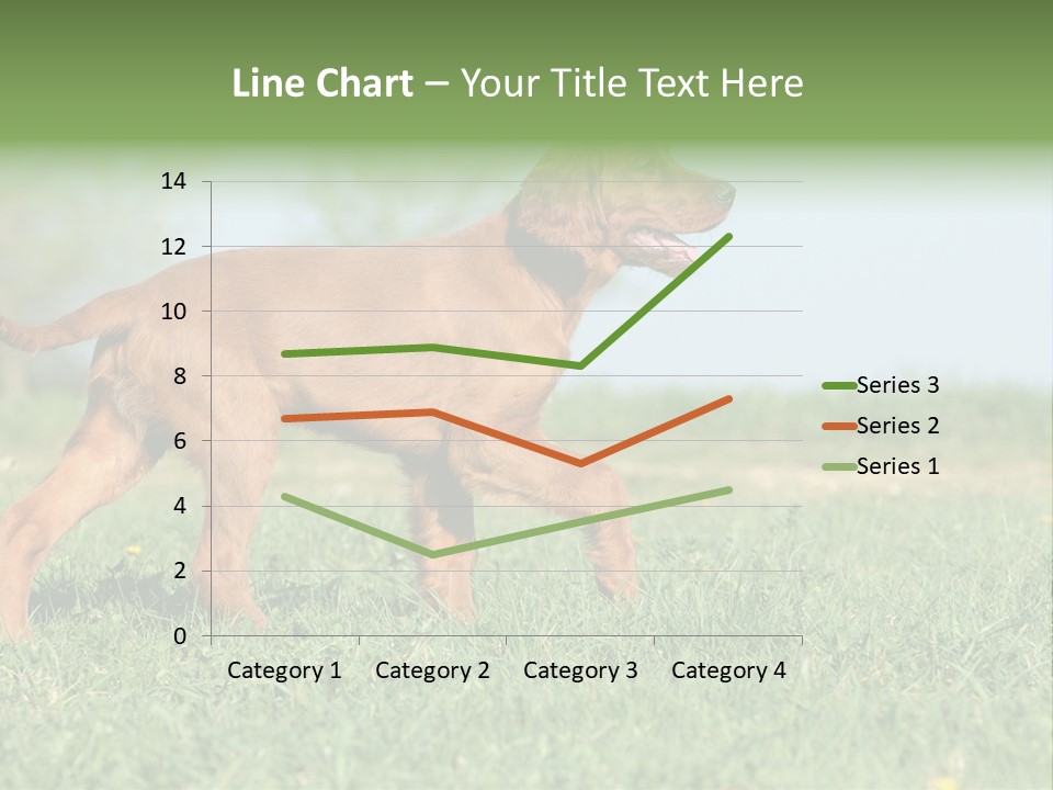 A Brown Dog Running Across A Lush Green Field PowerPoint Template