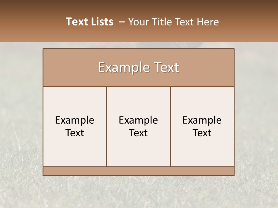 A Brown And Black Dog Standing On Top Of A Lush Green Field PowerPoint Template