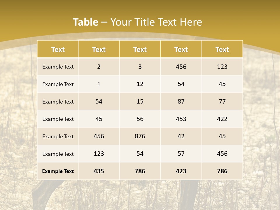 A Dog Standing In A Field With A Golden Background PowerPoint Template