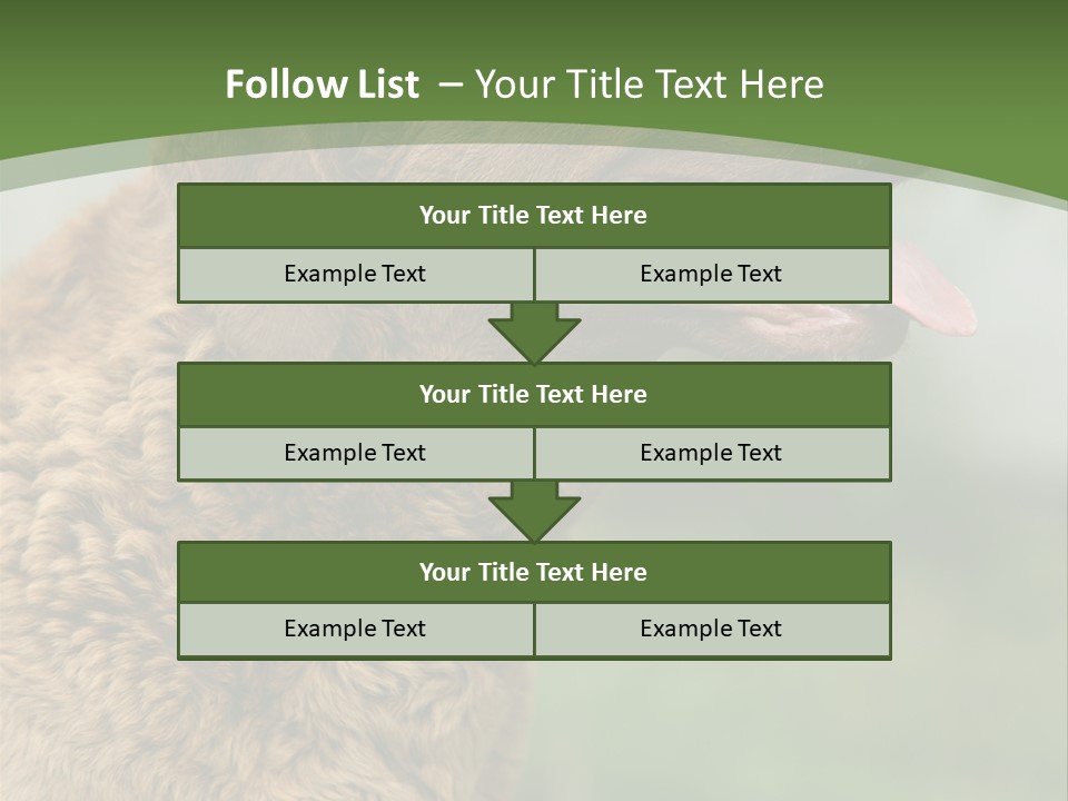 A Brown Dog Sitting On Top Of A Green Field PowerPoint Template