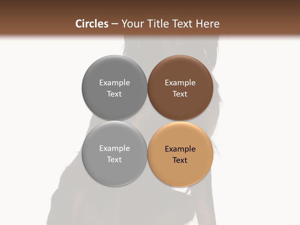 A Black And Brown Dog Is Sitting Down PowerPoint Template