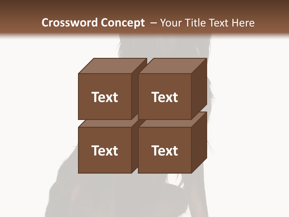 A Black And Brown Dog Is Sitting Down PowerPoint Template