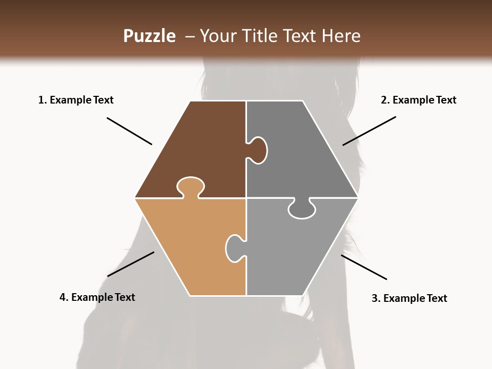 A Black And Brown Dog Is Sitting Down PowerPoint Template