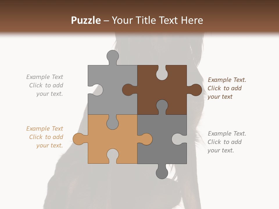 A Black And Brown Dog Is Sitting Down PowerPoint Template