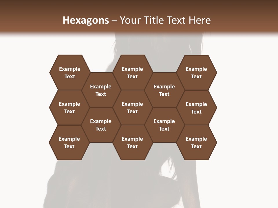 A Black And Brown Dog Is Sitting Down PowerPoint Template