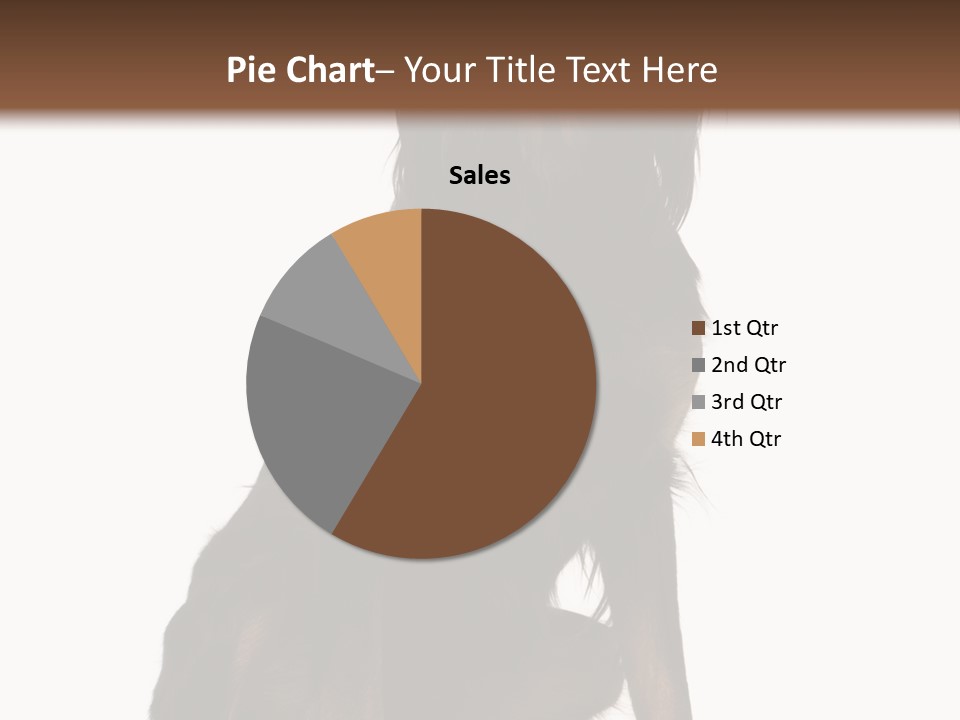 A Black And Brown Dog Is Sitting Down PowerPoint Template