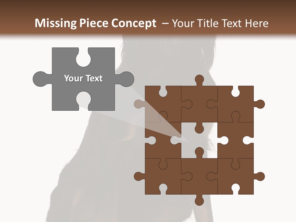 A Black And Brown Dog Is Sitting Down PowerPoint Template