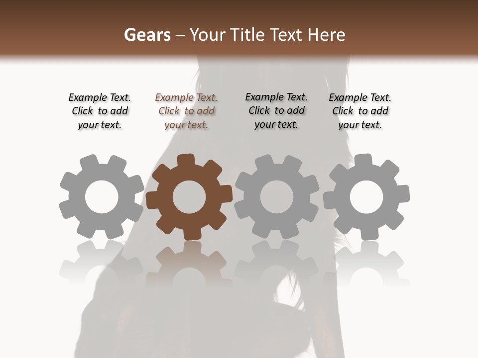 A Black And Brown Dog Is Sitting Down PowerPoint Template