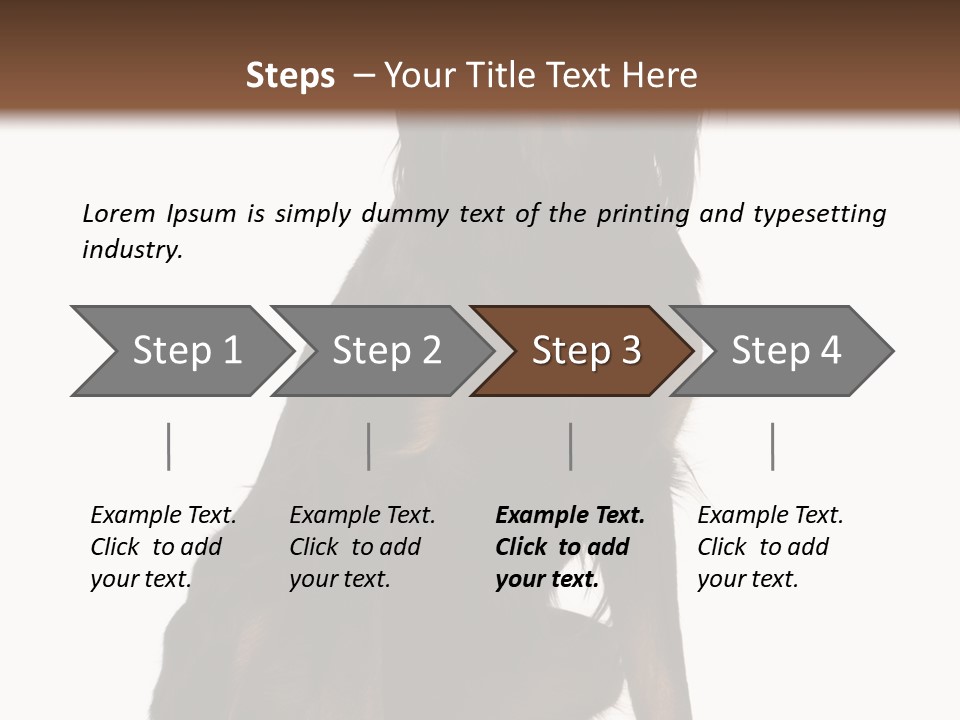 A Black And Brown Dog Is Sitting Down PowerPoint Template