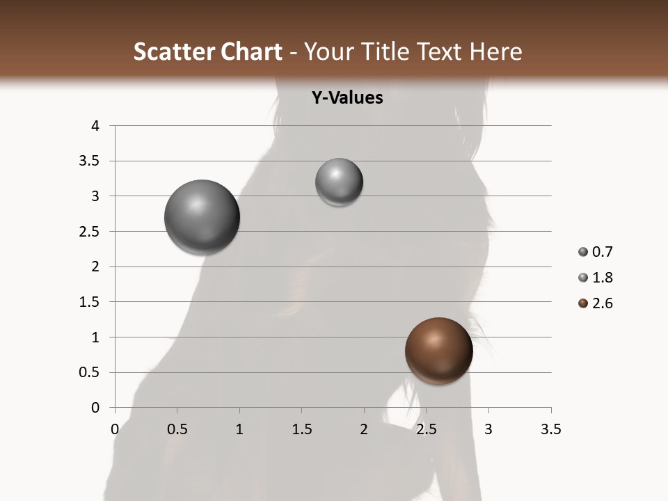 A Black And Brown Dog Is Sitting Down PowerPoint Template