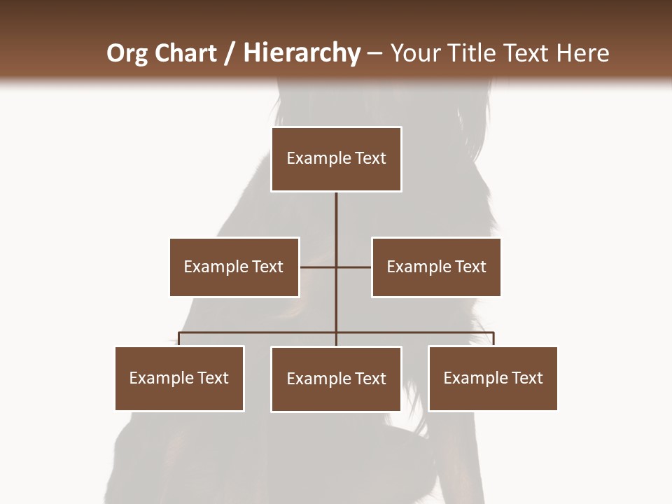 A Black And Brown Dog Is Sitting Down PowerPoint Template