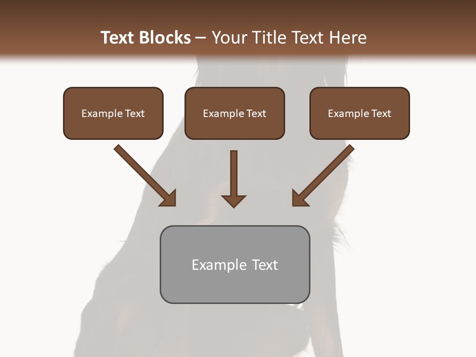A Black And Brown Dog Is Sitting Down PowerPoint Template