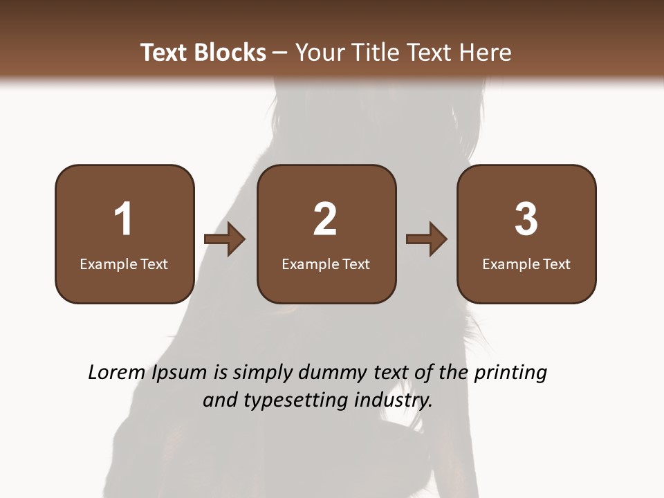 A Black And Brown Dog Is Sitting Down PowerPoint Template