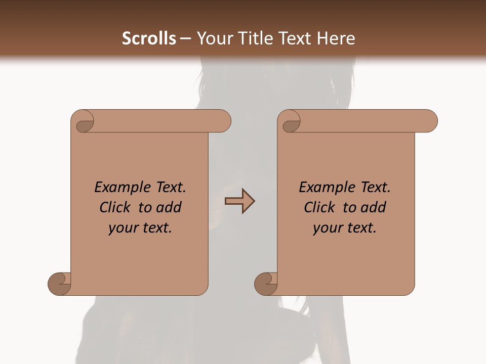 A Black And Brown Dog Is Sitting Down PowerPoint Template