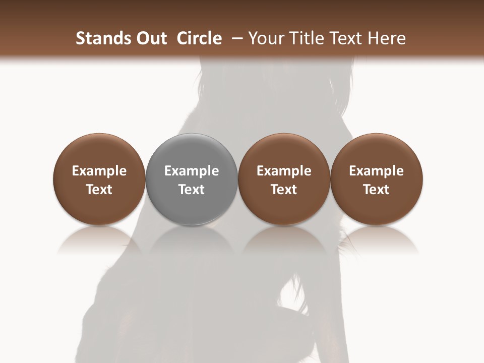 A Black And Brown Dog Is Sitting Down PowerPoint Template