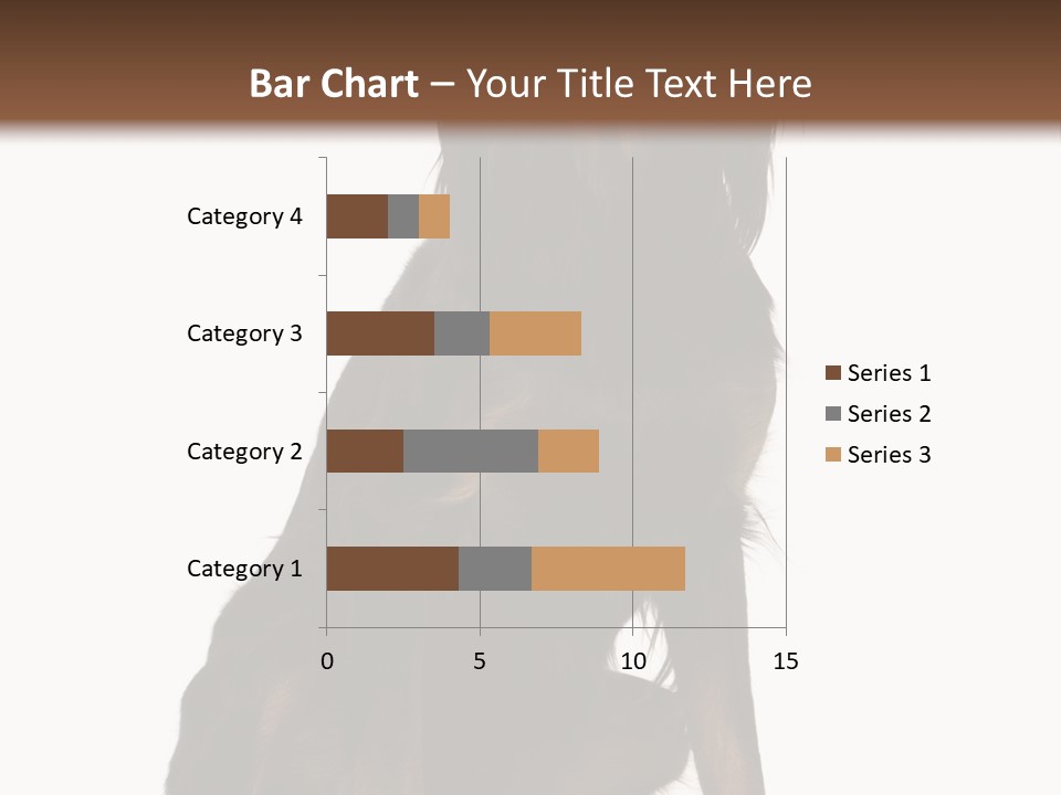 A Black And Brown Dog Is Sitting Down PowerPoint Template