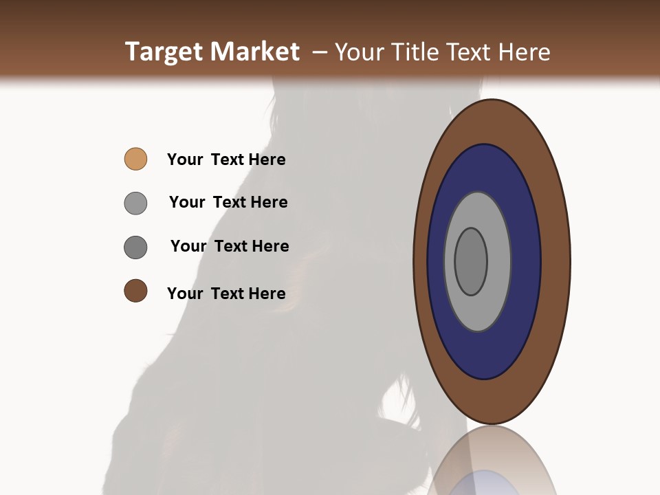 A Black And Brown Dog Is Sitting Down PowerPoint Template