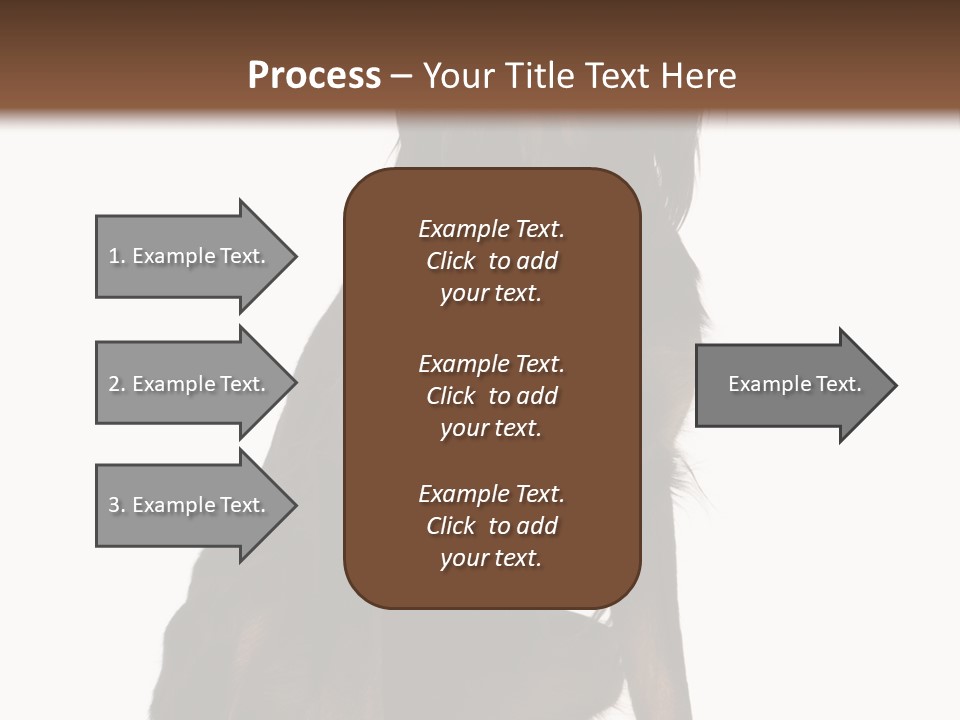 A Black And Brown Dog Is Sitting Down PowerPoint Template