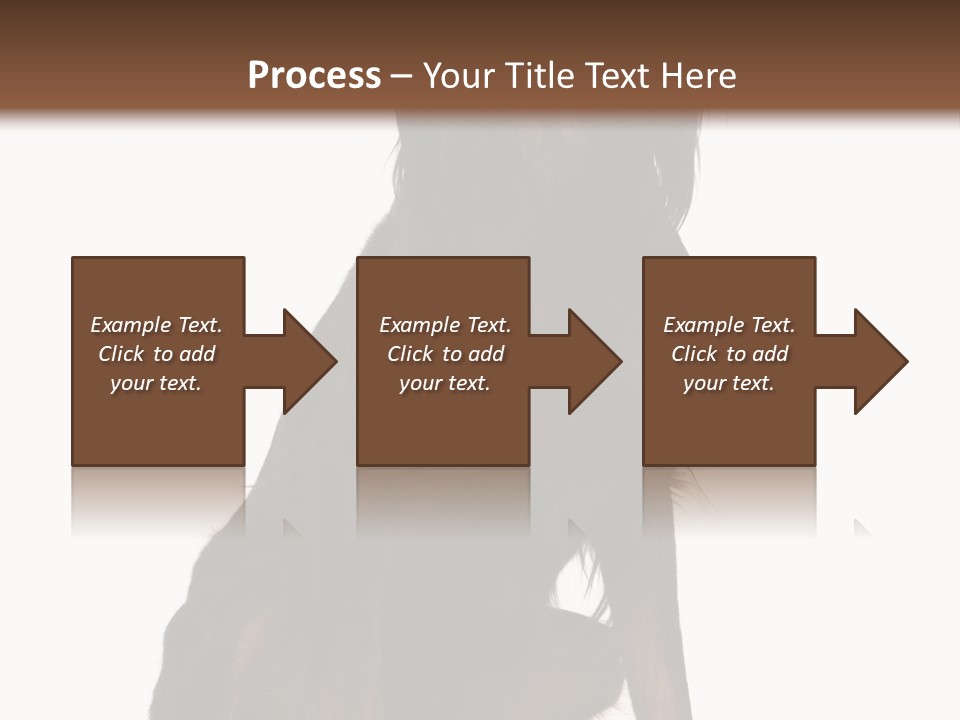 A Black And Brown Dog Is Sitting Down PowerPoint Template